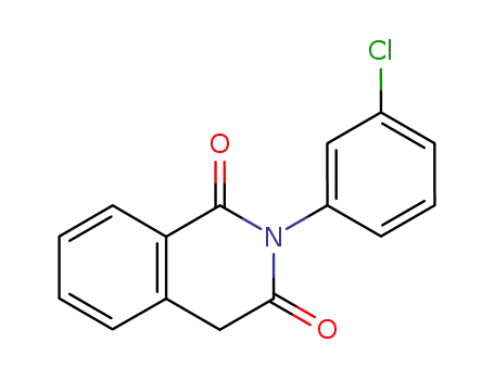 Molecular Structure of 22367-12-0 (2-(3-CHLORO-PHENYL)-4H-ISOQUINOLINE-1,3-DIONE)