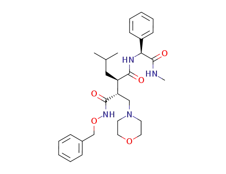 (2R,3R)-N<sup>4</sup>-Benzyloxy-2-isobutyl-N<sup>1</sup>-((S)-methylcarbamoyl-phenyl-methyl)-3-morpholin-4-ylmethyl-succinamide