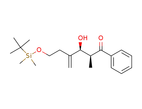 (2S,3S)-6-(tert-Butyl-dimethyl-silanyloxy)-3-hydroxy-2-methyl-4-methylene-1-phenyl-hexan-1-one