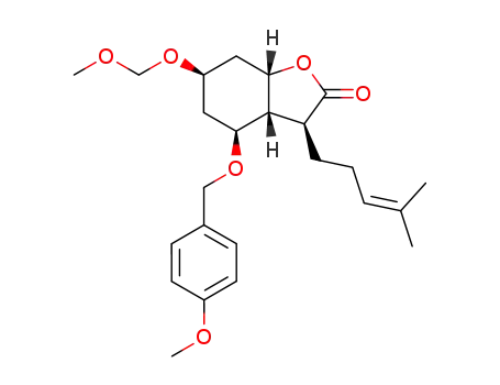 (3S,3aR,4S,6R,7aR)-4-<(4-methoxybenzyl)oxy>-6-<(methoxymethyl)oxy>-3-(4-methyl-3-pentenyl)-3a,4,5,6,7,7a-hexahydrobenzo<b>furan-2(3H)-one