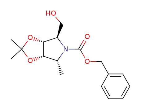 2,5-(benzyloxycarbonylimino)-3,4-O-isopropylidene-2,5,6-trideoxy-D-talitol