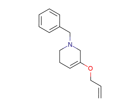 Molecular Structure of 244056-95-9 (5-ALLYLOXY-1-BENZYL-1,2,3,6-TETRAHYDRO-PYRIDINE)