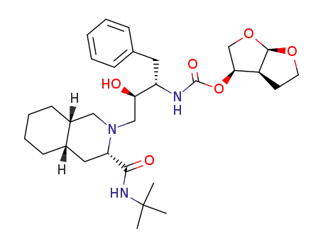 (3R,3aS,6aR)-hexahydrofuro[2,3-b]furan-3-yl {(2S,3R)-4-[(3S,4aS,8aS)-3-(tert-butylcarbamoyl)octahydroisoquinolin-2(1H)-yl]-3-hydroxy-1-phenylbutan-2-yl}carbamate