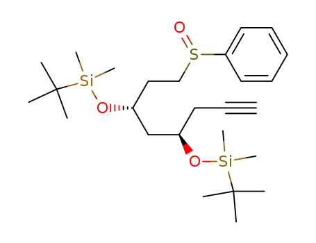 [(3S,5R)-3,5-Bis-(tert-butyl-dimethyl-silanyloxy)-oct-7-yne-1-sulfinyl]-benzene