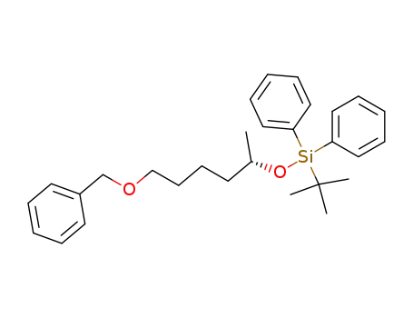 Silane, (1,1-dimethylethyl)diphenyl[1-[4-(phenylmethoxy)butyl]ethoxy]-,
(S)-