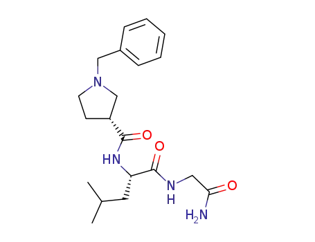 (R)-1-Benzyl-pyrrolidine-3-carboxylic acid [(S)-1-(carbamoylmethyl-carbamoyl)-3-methyl-butyl]-amide