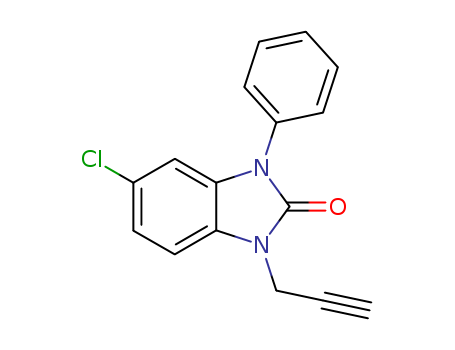 1,3-DIHYDRO-5-CHLORO-3-PHENYL-1-(2-PROPYNYL)-2H-BENZO[D]IMIDAZOL-2-ONE