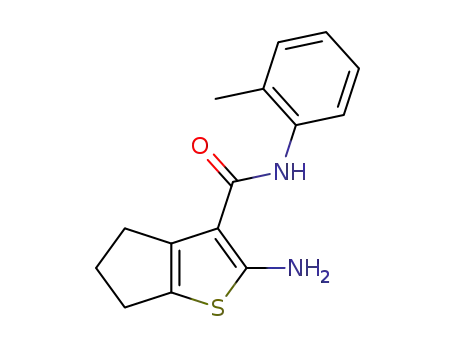 2-AMINO-N-(2-METHYLPHENYL)-5,6-DIHYDRO-4H-CYCLOPENTA[B]THIOPHENE-3-CARBOXAMIDE