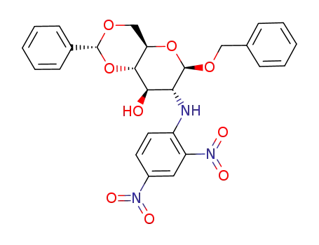 benzyl 4,6-O-benzylidene-2-deoxy-2-(2,4-dinitroanilino)-β-D-glucopyranoside