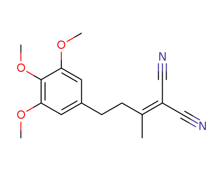 4-(3,4,5-trimethoxyphenyl)-2-butylidenemalononitrile