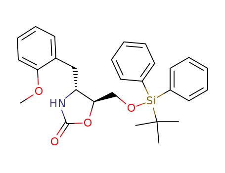 (4R,5S)-5-<(2-methoxyphenyl)methyl>-4-(tert-butyldiphenylsilyloxymethyl)-1,3-oxazolidin-2-one