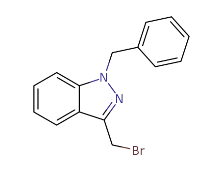 1H-Indazole, 3-(bromomethyl)-1-(phenylmethyl)-