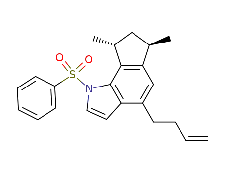 (6R,8R)-4-(3-butenyl)-6,8-dimethyl-1-(phenylsulfonyl)-1,6,7,8-tetrahydrocyclopent<g>indole