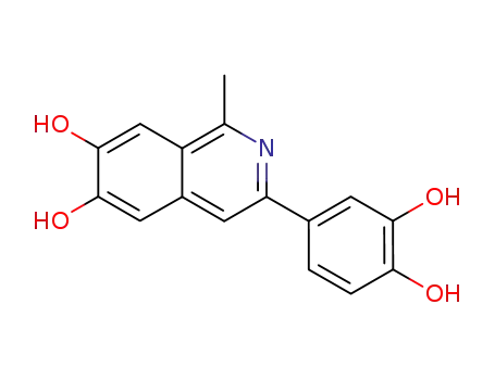 6,7-Isoquinolinediol, 3-(3,4-dihydroxyphenyl)-1-methyl-