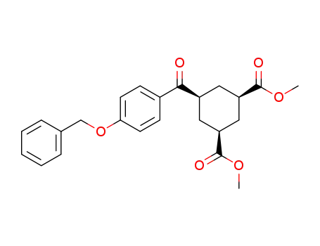 (1R,3S,5R)-5-(4-Benzyloxy-benzoyl)-cyclohexane-1,3-dicarboxylic acid dimethyl ester