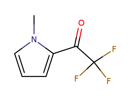 Molecular Structure of 18087-62-2 (Ethanone, 2,2,2-trifluoro-1-(1-methyl-1H-pyrrol-2-yl)- (9CI))