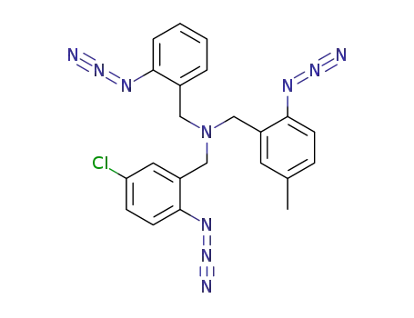 (2-Azidobenzyl)(2-azido-5-chlorobenzyl)(2-azido-5-methylbenzyl)amine