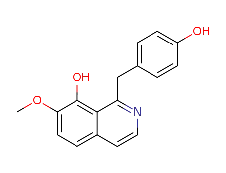 1-(4-Hydroxy-benzyl)-7-methoxy-isoquinolin-8-ol