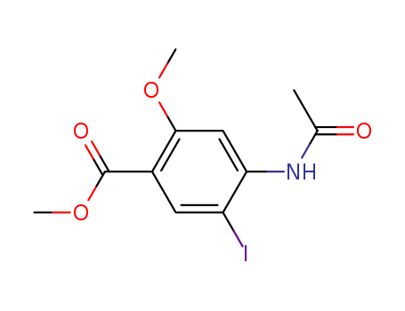 methyl 4-acetamido-5-iodo-2-methoxybenzoate