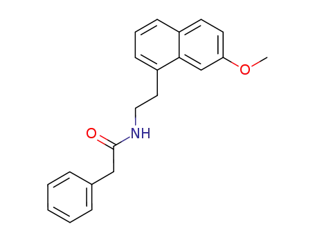 Benzeneacetamide, N-(2-(7-methoxy-1-naphthalenyl)ethyl)-
