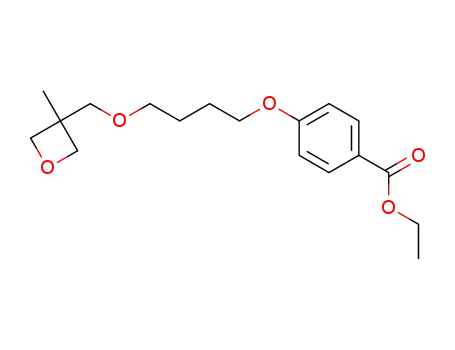 4-[4-(3-Methyl-oxetan-3-ylmethoxy)-butoxy]-benzoic acid ethyl ester