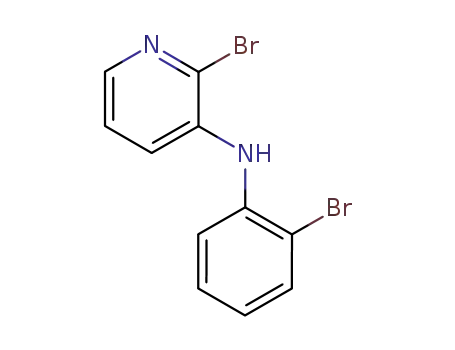 Molecular Structure of 239137-47-4 (2-bromo-N-(2-bromophenyl)pyridin-3-amine)
