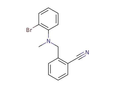 2-[N-(2-bromophenyl)-N-methylaminomethyl]benzonitrile