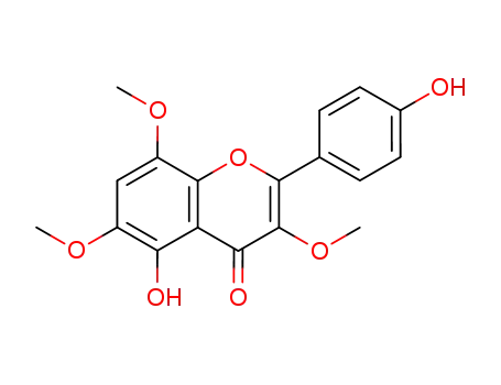 2-(4-Hydroxyphenyl)-3,6,8-trimethoxy-5-hydroxy-4H-1-benzopyran-4-one