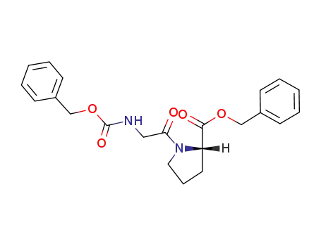 Molecular Structure of 57294-41-4 (CARBOBENZYLOXYGLYCYL-L-PROLINE BENZYL ESTER)