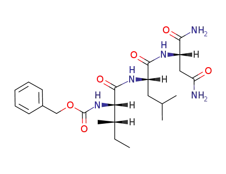 Molecular Structure of 39802-49-8 (Z-Ile-Leu-Asn-NH<sub>2</sub>)