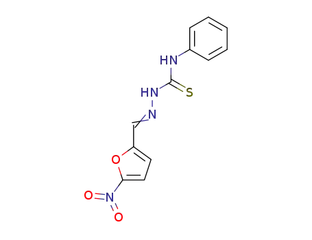 Molecular Structure of 736-52-7 (1-((5-nitrofuran-2-yl)methylene)-4-phenylthiosemicarbazone)