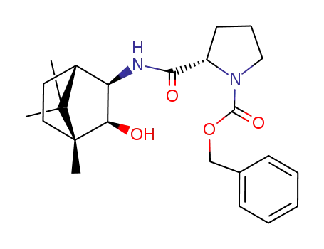 N-<(1R,2S,3R,4S)-2-hydroxy-1,7,7-trimethylbicyclo<2.2.1>heptan-3-yl>-2-<(S)-1-benzyloxycarbonyl>prolinamide