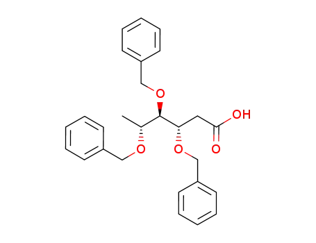(3S,4R,5R)-3,4,5-Tris-benzyloxy-hexanoic acid