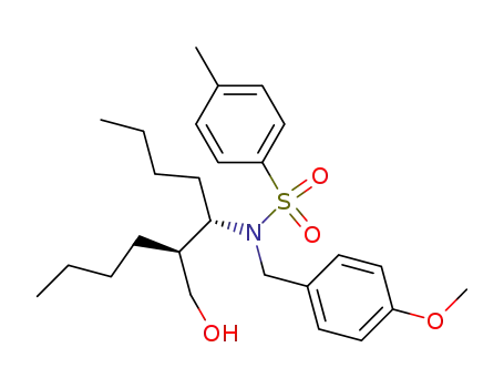 (3S)-anti-2-n-Nuty-3-<N-(4-methoxybenzyl)-N-tosylamino>heptan-1-ol