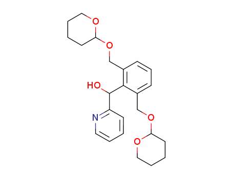 2-Pyridinemethanol,  a-[2,6-bis[[(tetrahydro-2H-pyran-2-yl)oxy]methyl]phenyl]-
