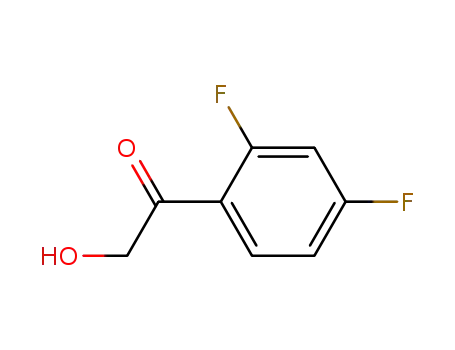 Molecular Structure of 145240-42-2 (2',4'-DIFLUORO-2-HYDROXYACETOPHENONE)