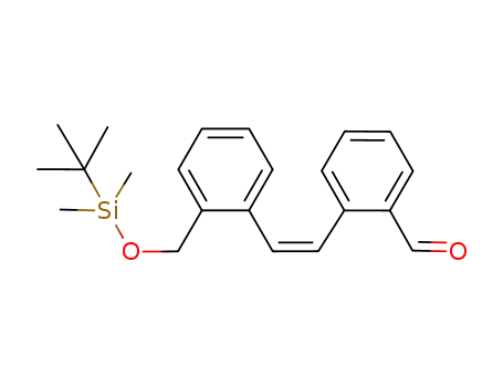 2-{2-[2-(<i>tert</i>-butyl-dimethyl-silanyloxymethyl)-phenyl]-vinyl}-benzaldehyde