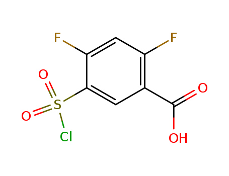 5-(chlorosulfonyl)-2,4-difluorobenzoic acid