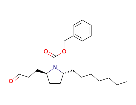 (2R,5S)-2-Heptyl-5-(3-oxo-propyl)-pyrrolidine-1-carboxylic acid benzyl ester