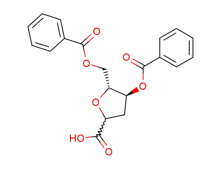 2,5-anhydro-4,6-di-O-benzoyl-3-deoxy-D-arabino- and D-ribo-hexonic acid