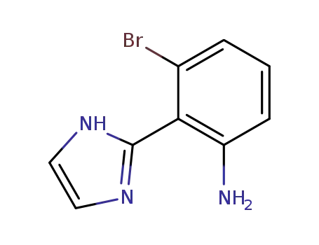 Benzenamine, 3-bromo-2-(1H-imidazol-2-yl)-