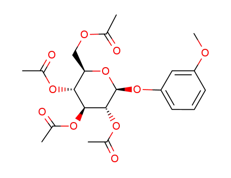 1-O-(3′-methoxyphenyl)-2,3,4,6-tetra-O-acetyl-β-D-glucopyranoside