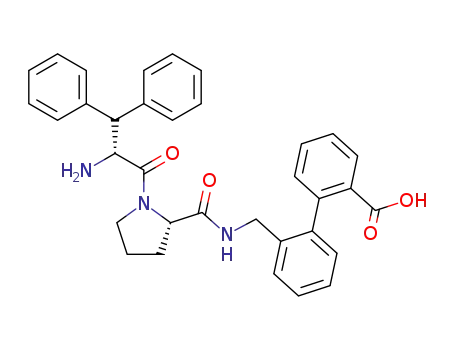 2'-({[(S)-1-((R)-2-Amino-3,3-diphenyl-propionyl)-pyrrolidine-2-carbonyl]-amino}-methyl)-biphenyl-2-carboxylic acid