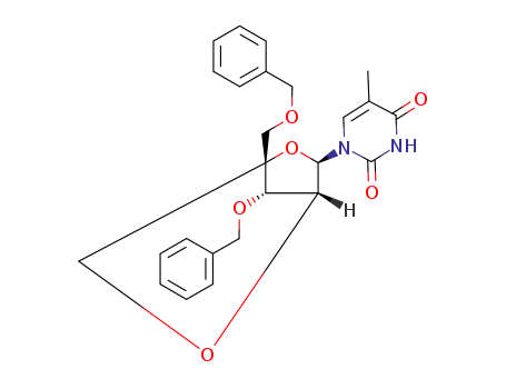 (1S,3R,4R,7S)-7-(benzyloxy)-1-[(benzyloxy)methyl]-3-(thymin-1-yl)-2,5-dioxabicyclo[2.2.1]heptane