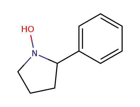 Molecular Structure of 99075-08-8 (Pyrrolidine, 1-hydroxy-2-phenyl-)