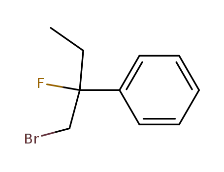Molecular Structure of 180347-97-1 (1-Bromo-2-fluoro-2-phenylbutane)