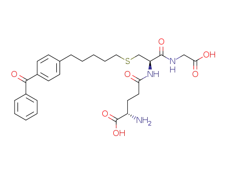 S-[5-(4-benzoylphenyl)pentyl]glutathione