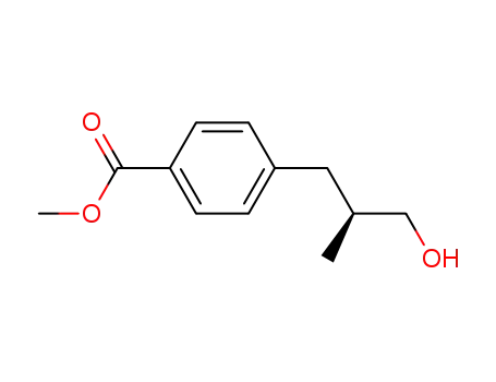 Benzoic acid, 4-(3-hydroxy-2-methylpropyl)-, methyl ester, (S)- (9CI)