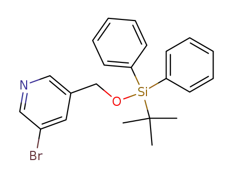 3-Bromo-5-({[tert-butyl(diphenyl)silyl]oxy}methyl)pyridine