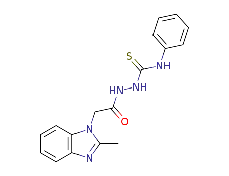 4-phenyl-1-[1-carbonylmethyl-(2-methyl-1H-benzimidazole)]-thiosemicarbazide